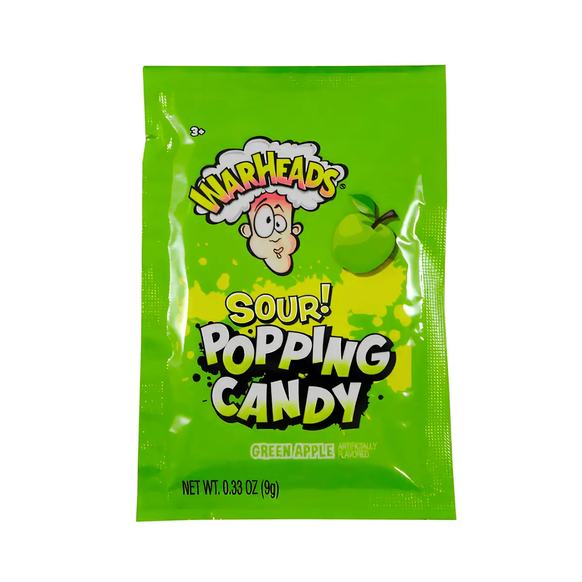 Warheads Sour Popping Candy Pomme