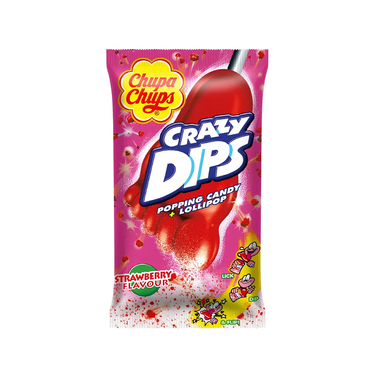 Chupa Chups Crazy Dips Fraise