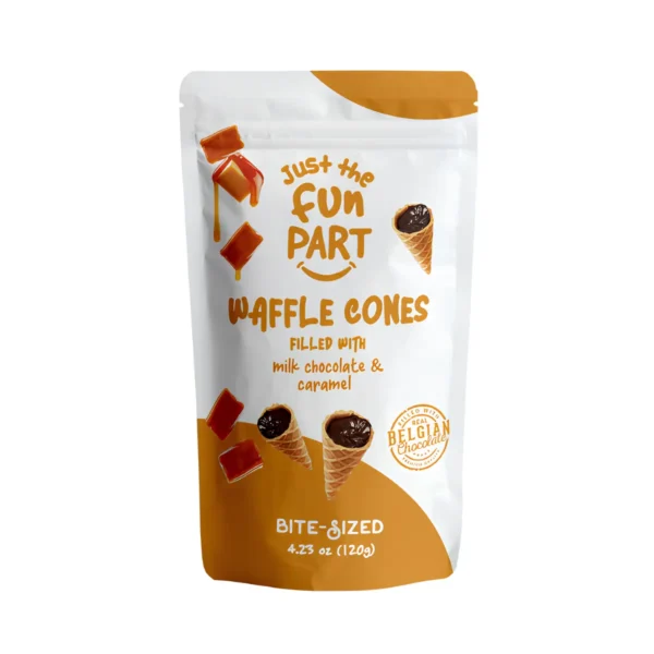 Waffles Cones Chocolat au Lait & Caramel