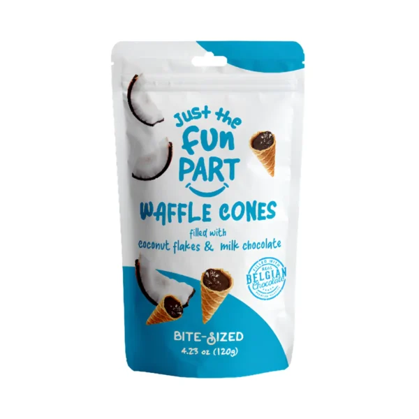 Waffles Cones Coconuts Flakes & Lait