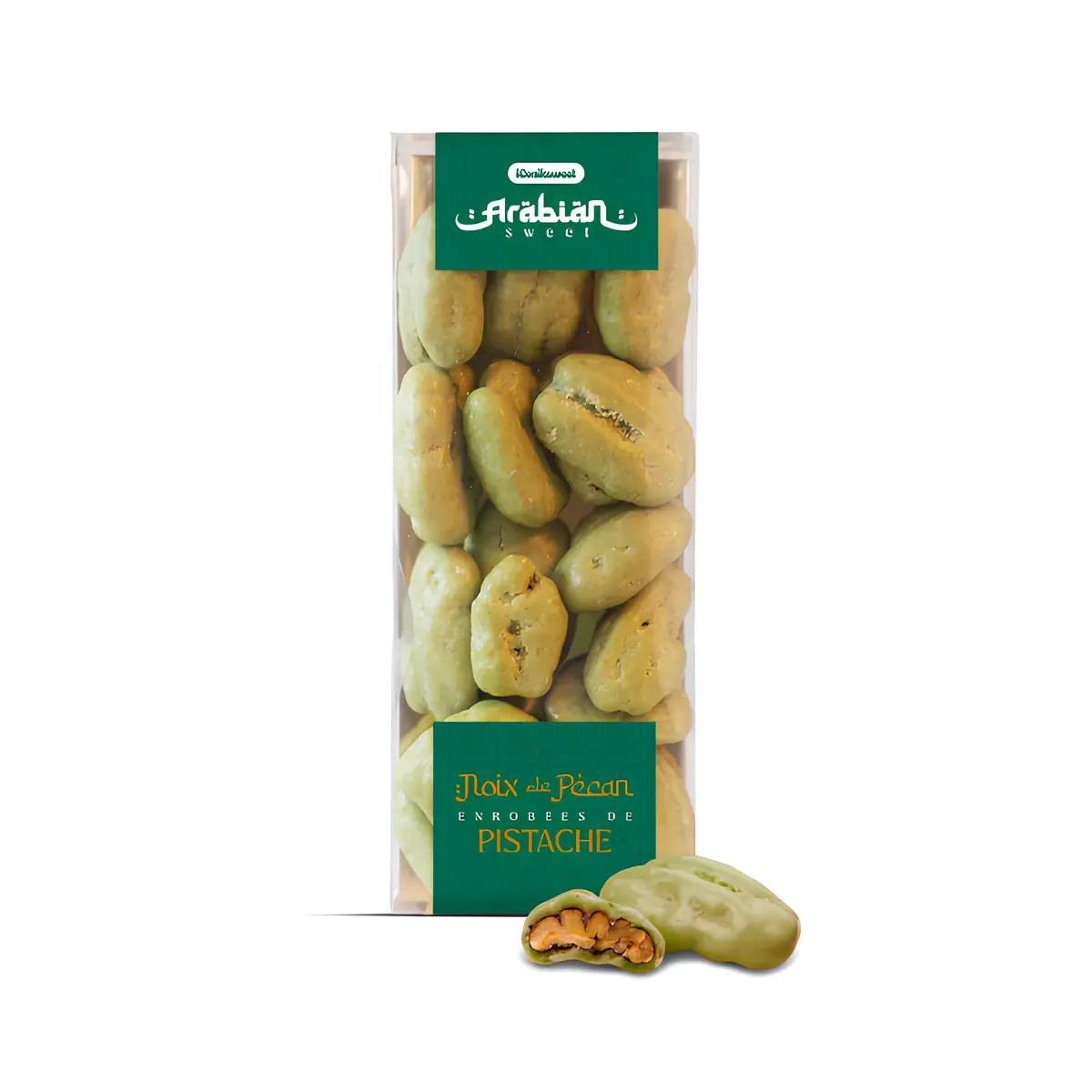 iConiksweet - Arabian Sweet - Noix de pécan enrobée de pistache 15x100g