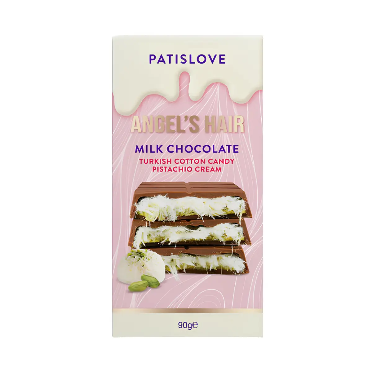 Patislove Milk Chocolate Dubai Chocolate Angel's Hair